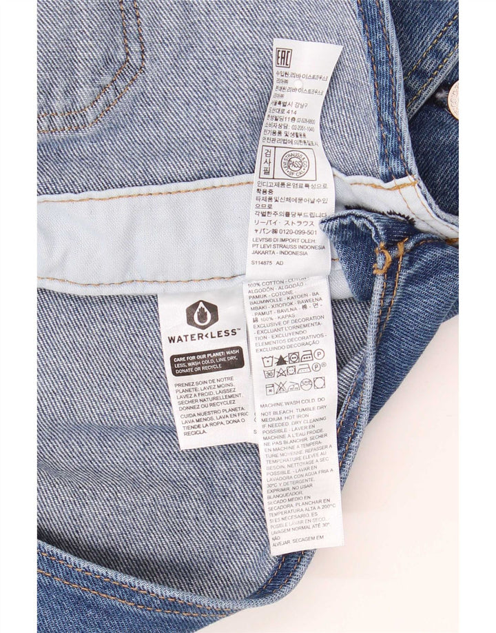 Levi's Mens Cargo Peto Jeans Medio W36 L30 Algodón Azul