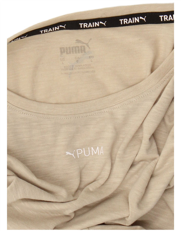 Puma T-Shirt Homme Beige Moucheté Large