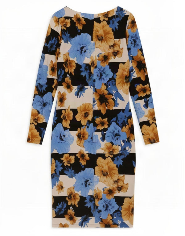 Marks & Spencer Womens Bodycon Dress UK 10 Small Multicolored Floral