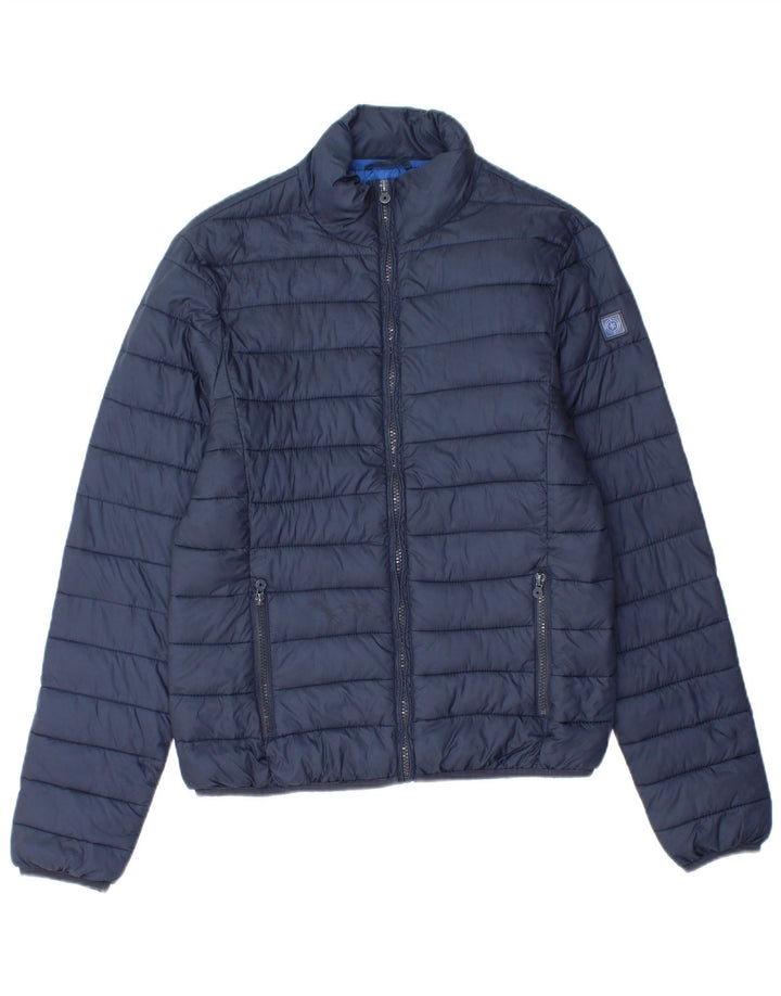 TERRANOVA Womens Padded Jacket UK 10 Small Navy Blue Polyamide