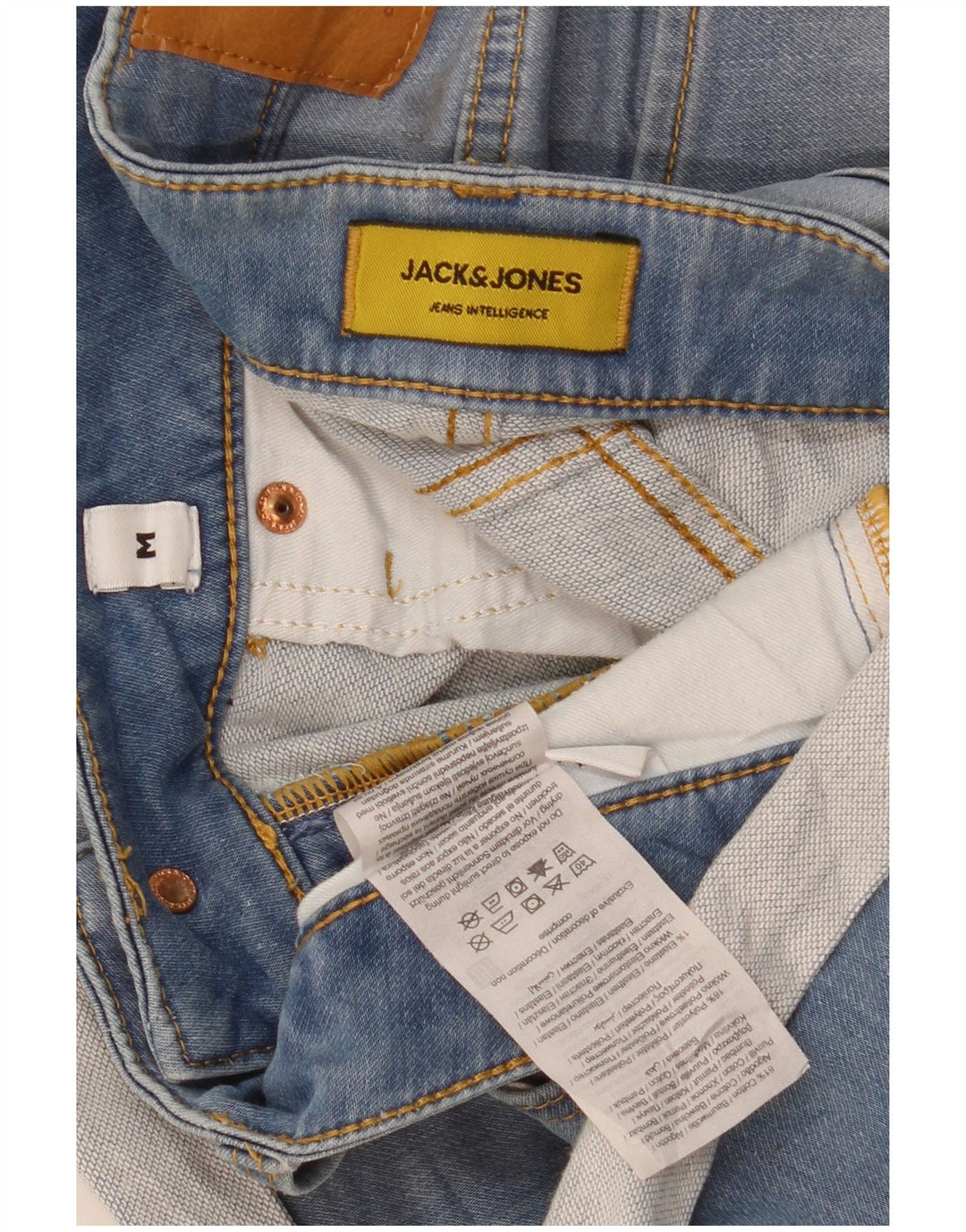 Jack & Jones Herre Regular Denim Shorts Medium W32 Blå Bomuld