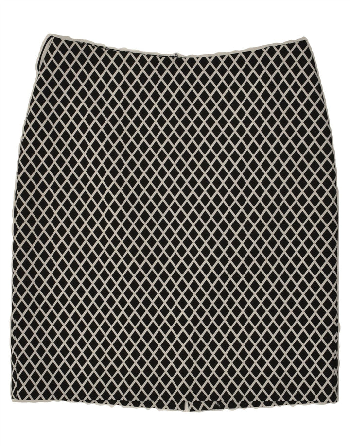 VINTAGE Womens Straight Skirt EU 40 Medium W32 Grey Argyle/Diamond | Vintage Vintage | Thrift | Second-Hand Vintage | Used Clothing | Messina Hembry 