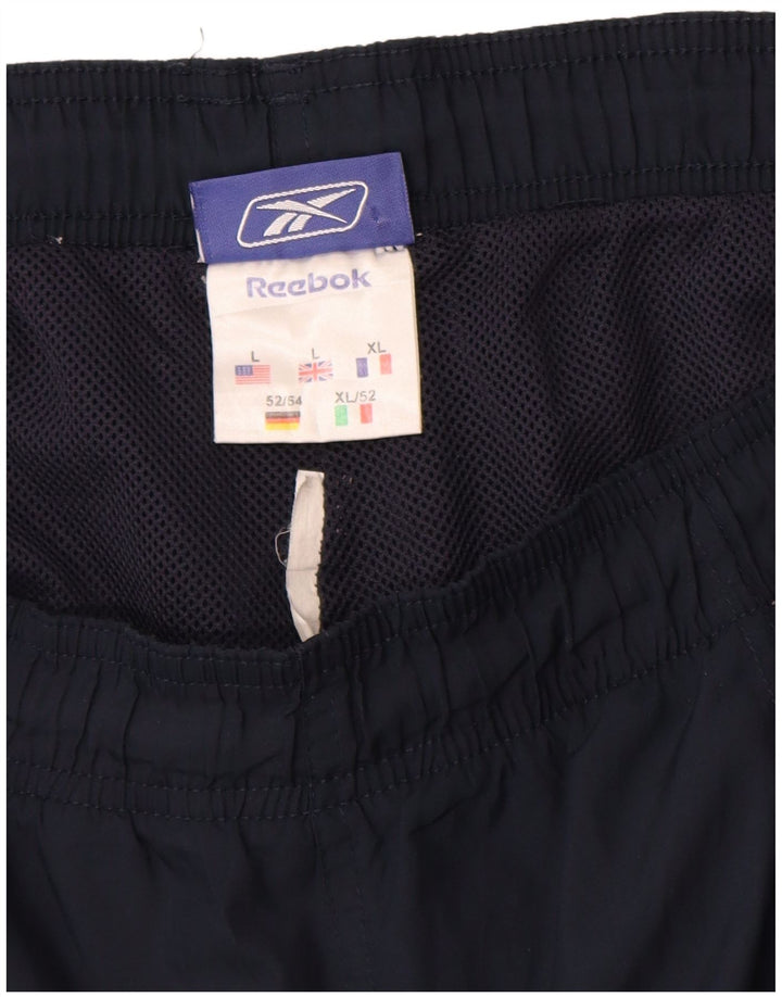 Reebok Herren Sportshorts Large Marineblau