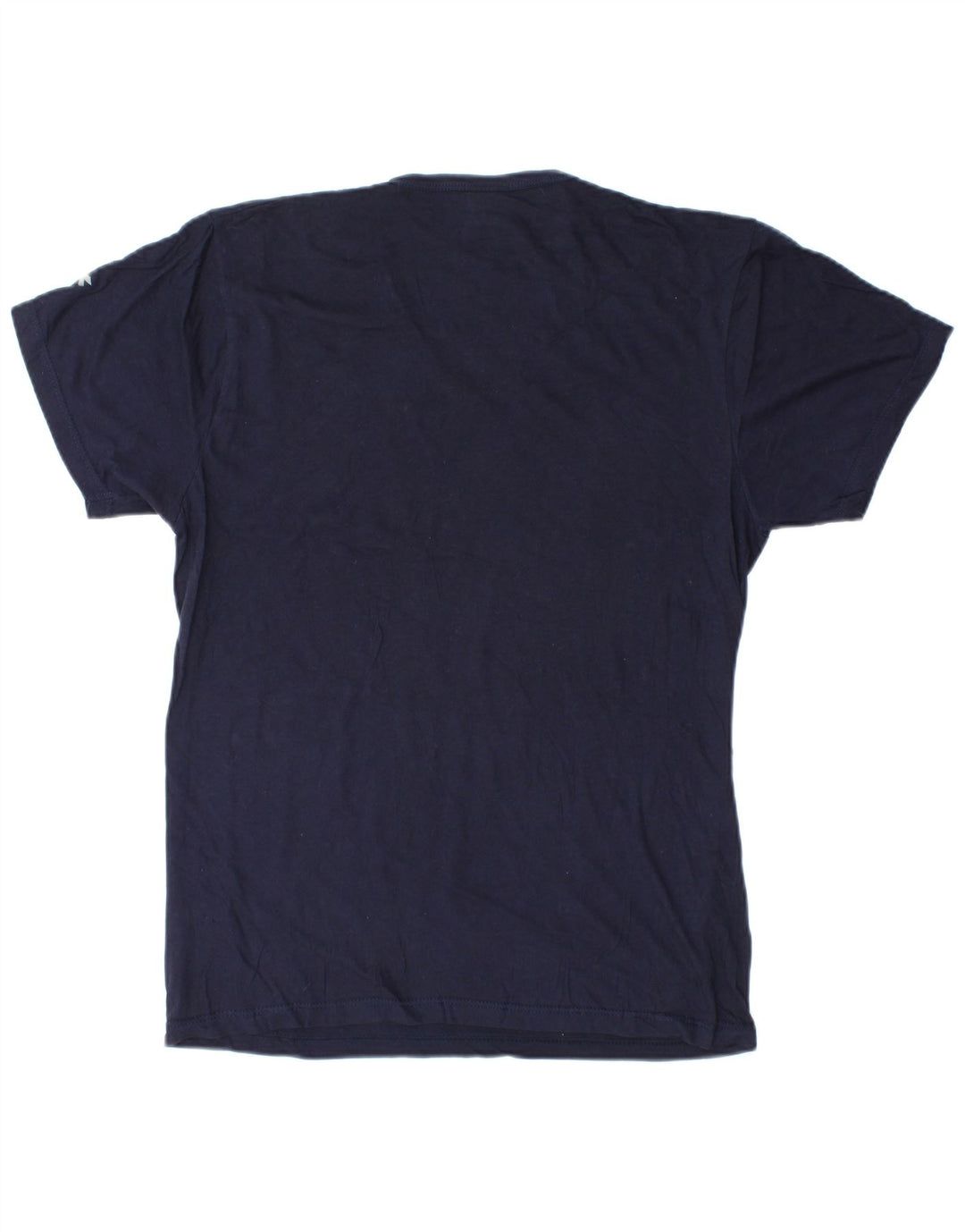 Diadora Mens T-Shirt Top Large Navy Blue Cotton