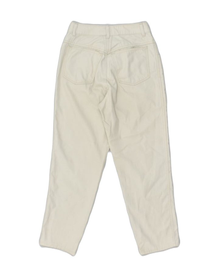 CLOSED Womens Tapered Casual Trousers IT 44 Medium W26 L26  Off White | Vintage Closed | Thrift | Second-Hand Closed | Used Clothing | Messina Hembry 