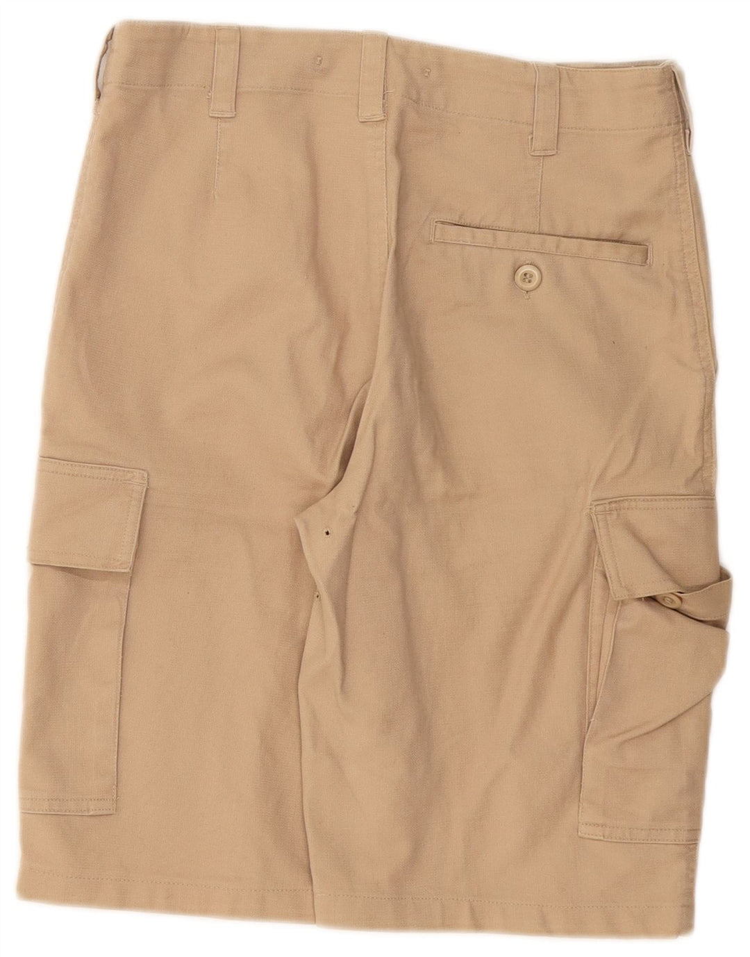VINTAGE Mens Cargo Shorts IT 46 Small W32  Beige Cotton