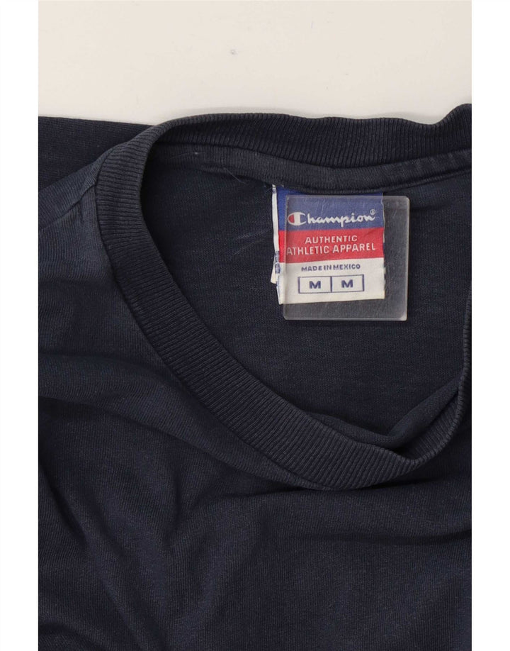 Top da donna a maniche lunghe Champion UK 14 cotone blu navy medio