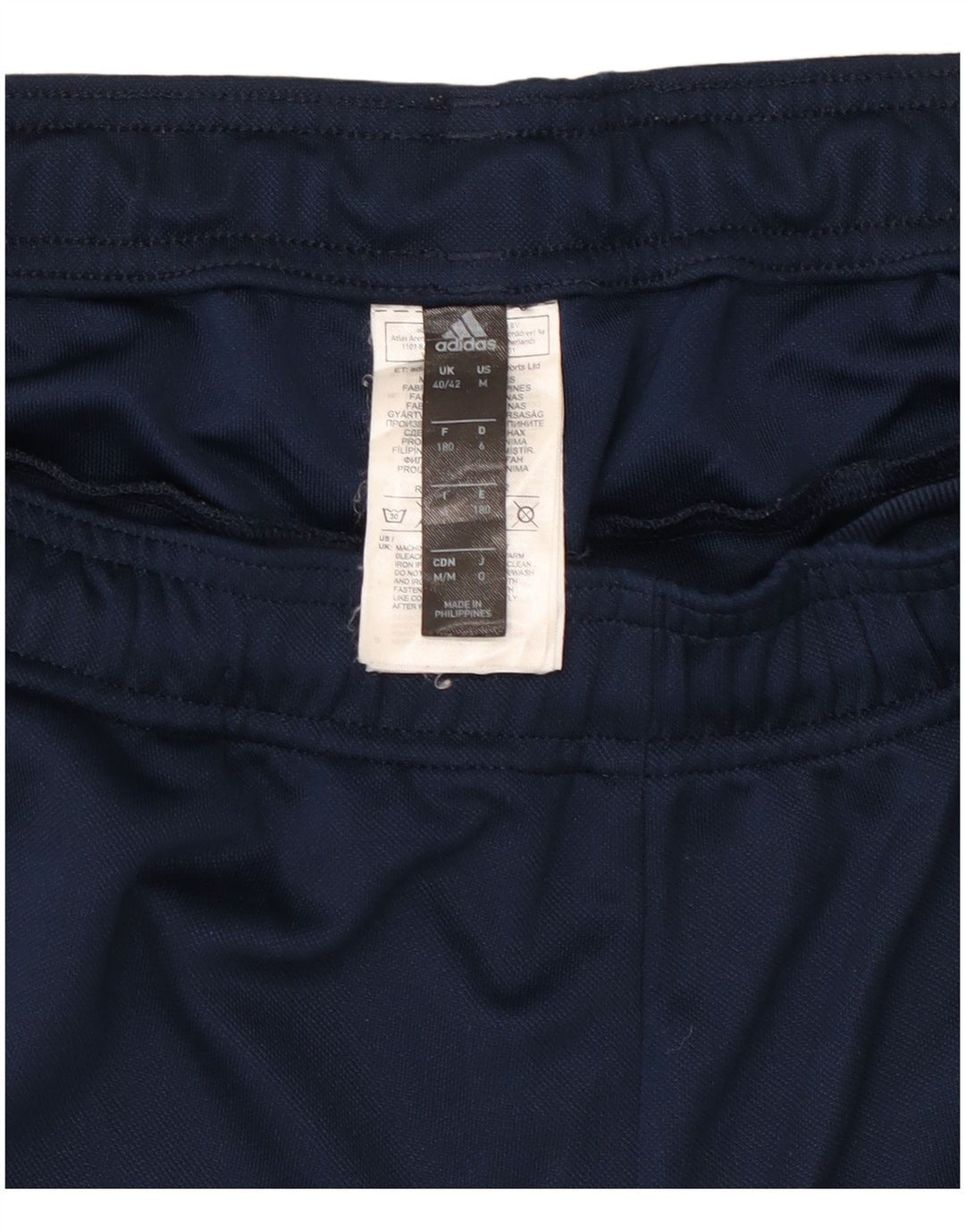 Adidas Mens Tracksuit Trousers UK 40/42 Medium  Navy Blue Polyester
