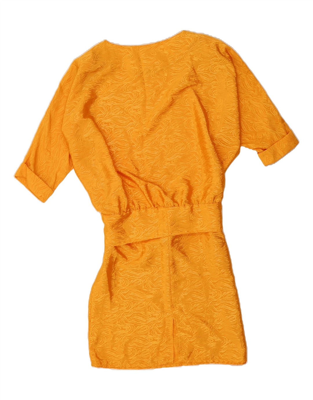 YESSICA Womens Abstract Pattern Shift Dress IT 44 Medium Yellow Polyester Vintage Yessica and Second-Hand Yessica from Messina Hembry 