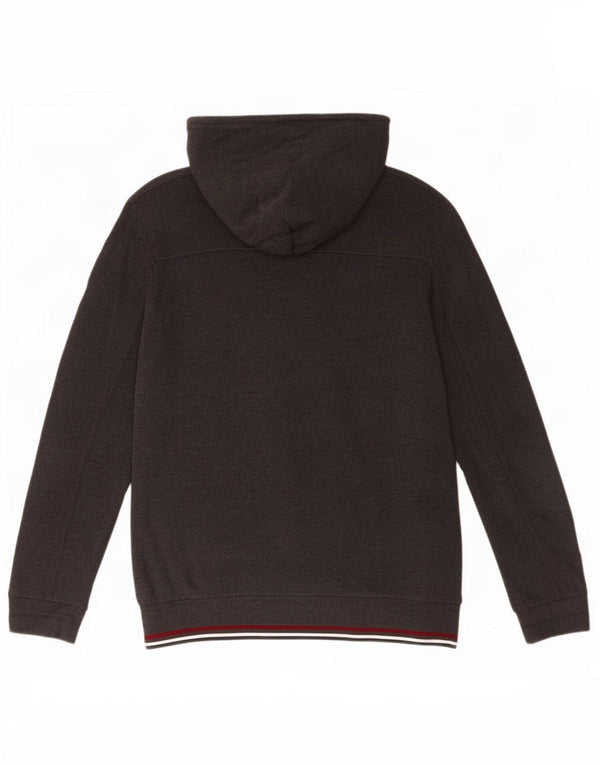 Maglione con cappuccio e zip da uomo Jack Wills XL in cotone grigio