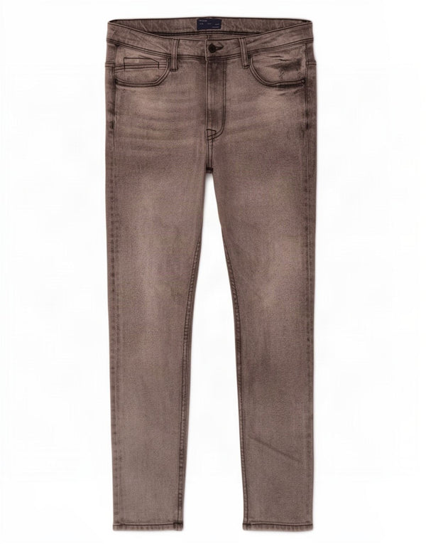 Zara Mens Skinny Jeans EU 44 Large W34 L30 Szürke