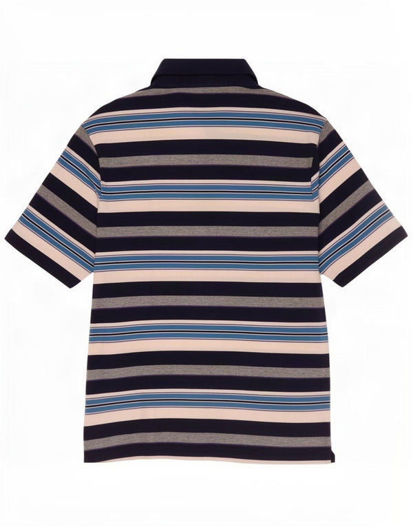 Polo da uomo Penguin Heritage slim fit piccola a righe blu navy