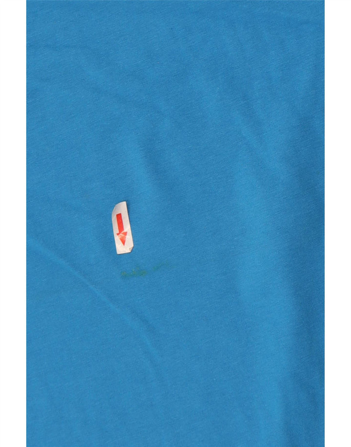 Crew Clothing Mens T-Shirt Top Large Blue Cotton