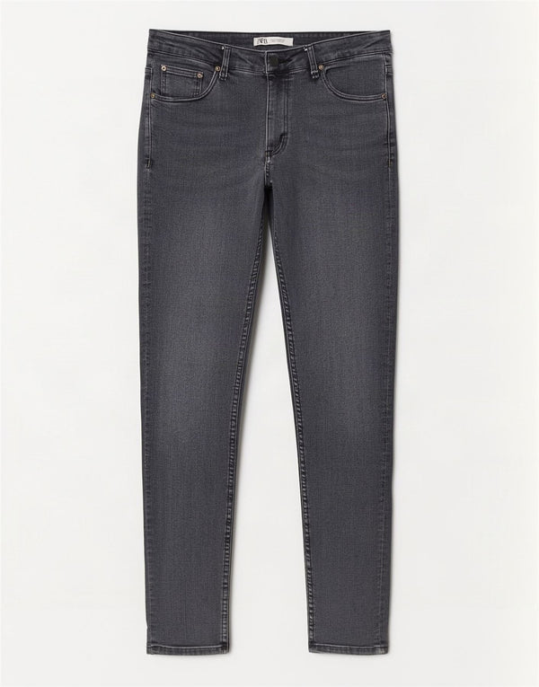 Zara Mens Skinny Jeans EU 46 XL W36 L28 Grey