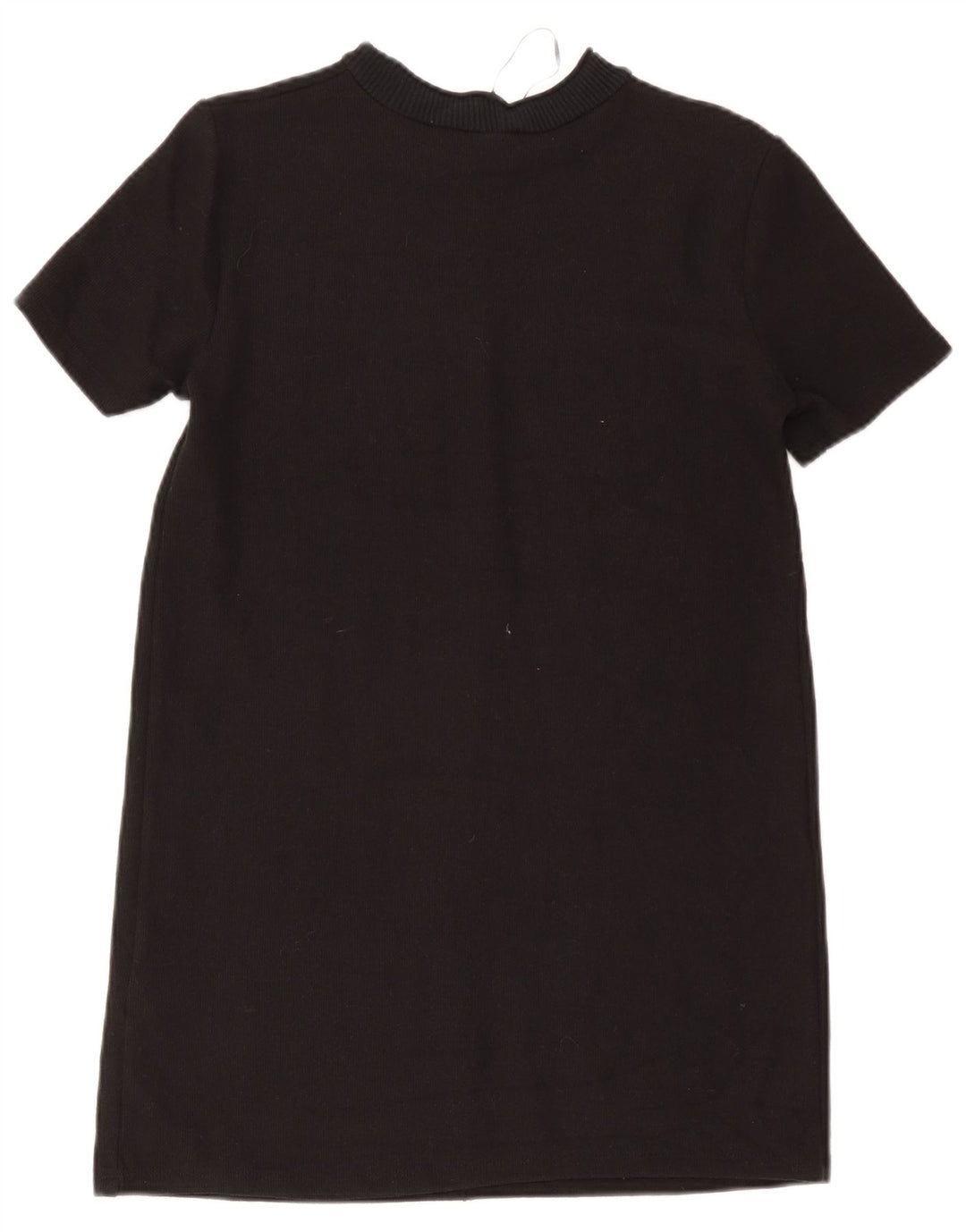 Zara Womens Shift Dress UK 12 Medium Black Cotton