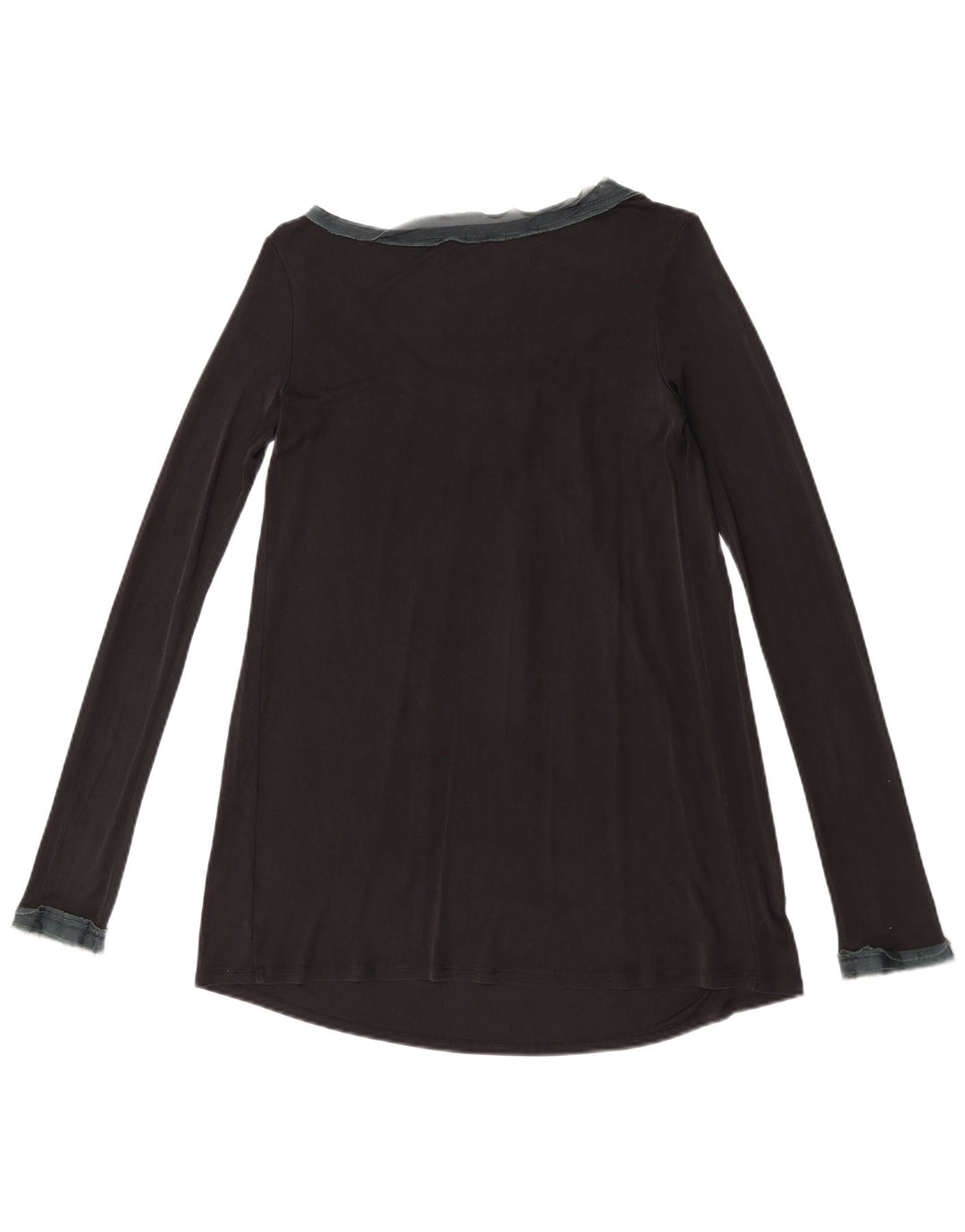 Max & Co. Womens Top Long Sleeve UK 12 Medium Black