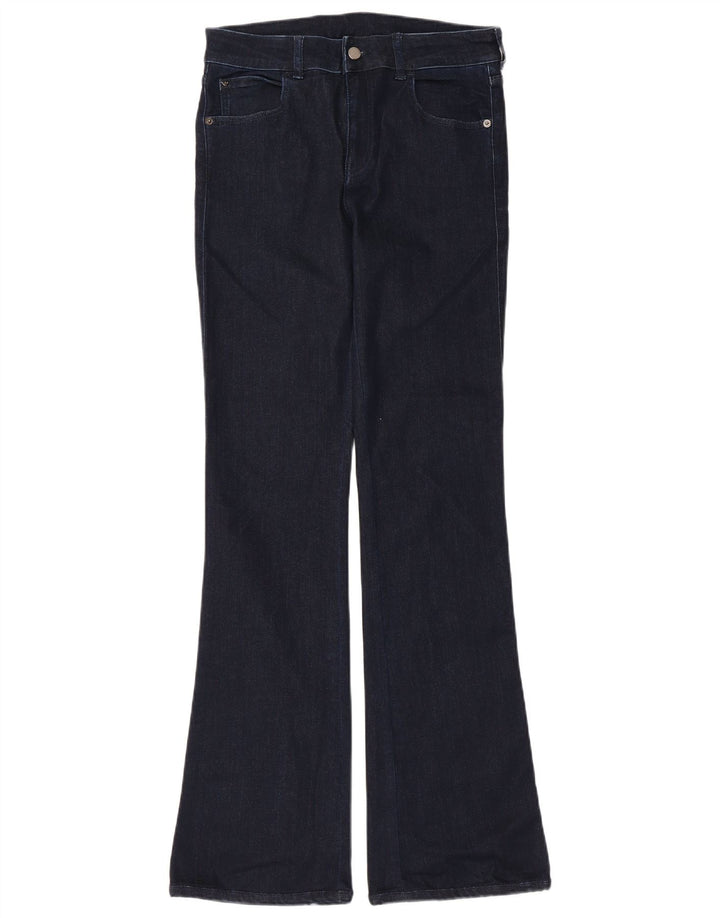 Emporio Armani Womens Flared Jeans W30 L32 Navy Blue
