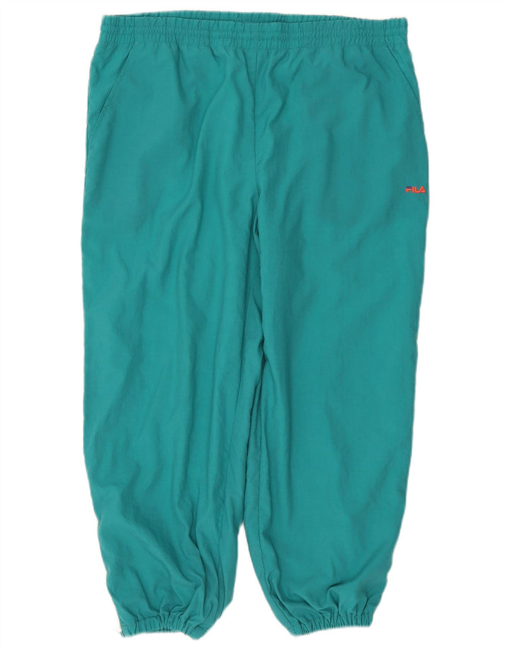 Fila Mens Full Tracksuit IT 54 XL  Green Colourblock Polyamide