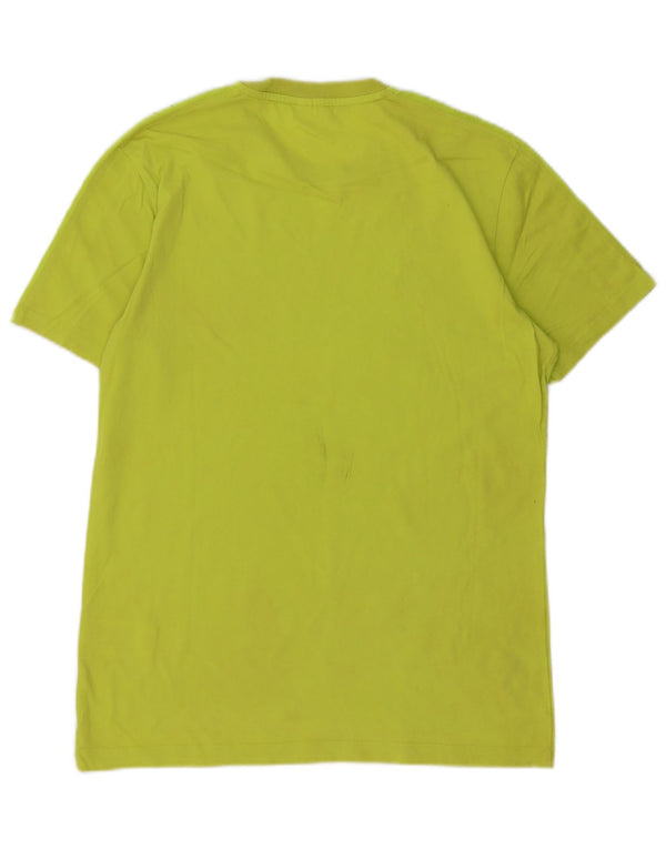 Arena T-Shirt Graphique Haut Large Homme Vert Coton