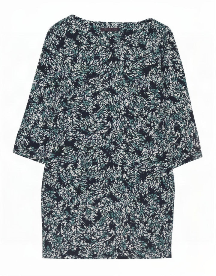Abito basic da donna Marks & Spencer UK 12 medio blu navy maculato