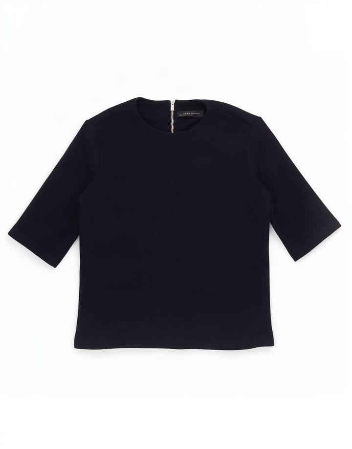 Zara Γυναικεία Μπλούζα Τοπ UK 10 Small Navy Blue