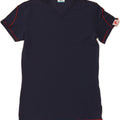 FILA Womens T-Shirt Top UK 14 Large Navy Blue Polyamide Vintage Fila and Second-Hand Fila from Messina Hembry 