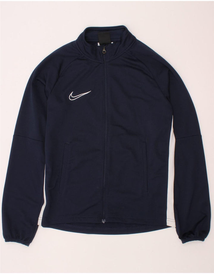NIKE Dri-FIT-Trainingsanzug-Oberteil für Jungen, 10–11 Jahre, mittleres Marineblau