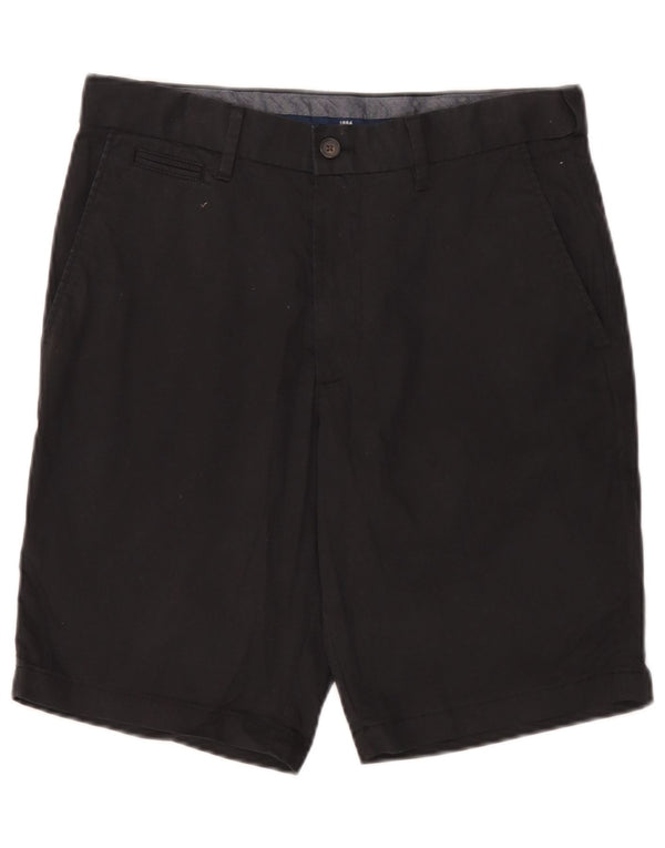 Marks & Spencer Herre Chino Shorts W30 Medium Sort Bomuld