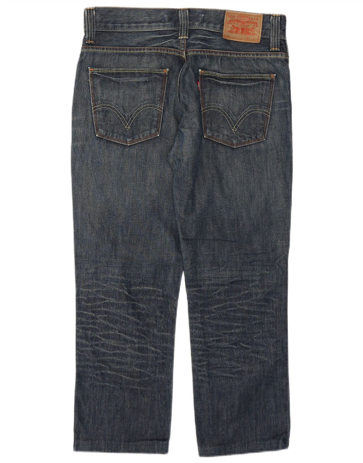LEVI'S Mens 511 Cropped Slim Jeans W34 L25 Blue Cotton
