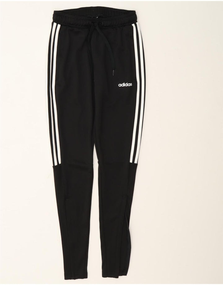Adidas Womens Climalite træningsdragt Bukser UK 8/10 Small Black Polyester
