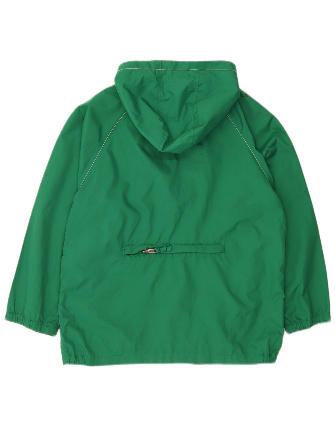 Giacca antipioggia con cappuccio da bambino Gap 10-11 anni Large Verde Poliestere