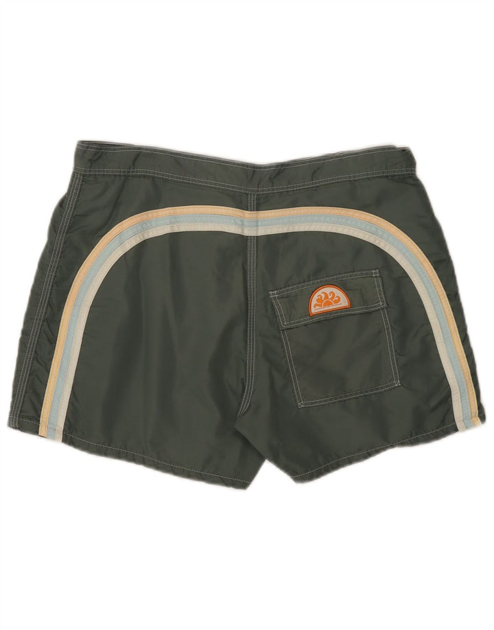 Sundek Mens Swimming Shorts Medium Khaki Nylon