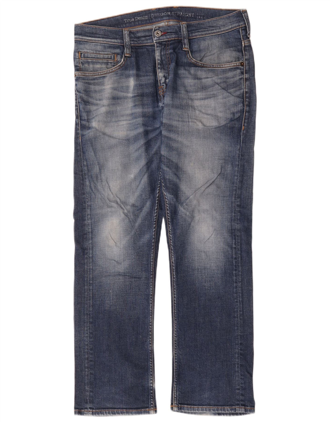 Jeans dritti da uomo Mustang W32 L30 cotone blu