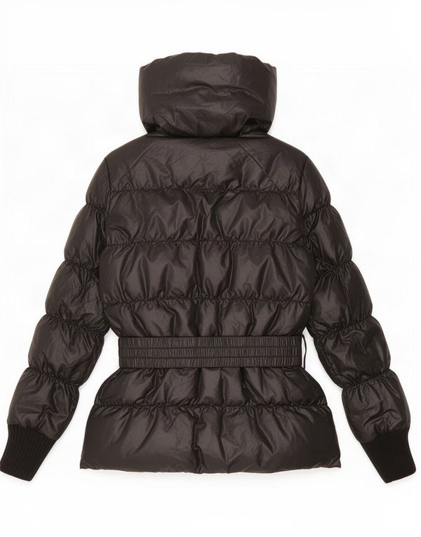 Sisley Womens Padded Jacket IT 40 Small Black Polyester