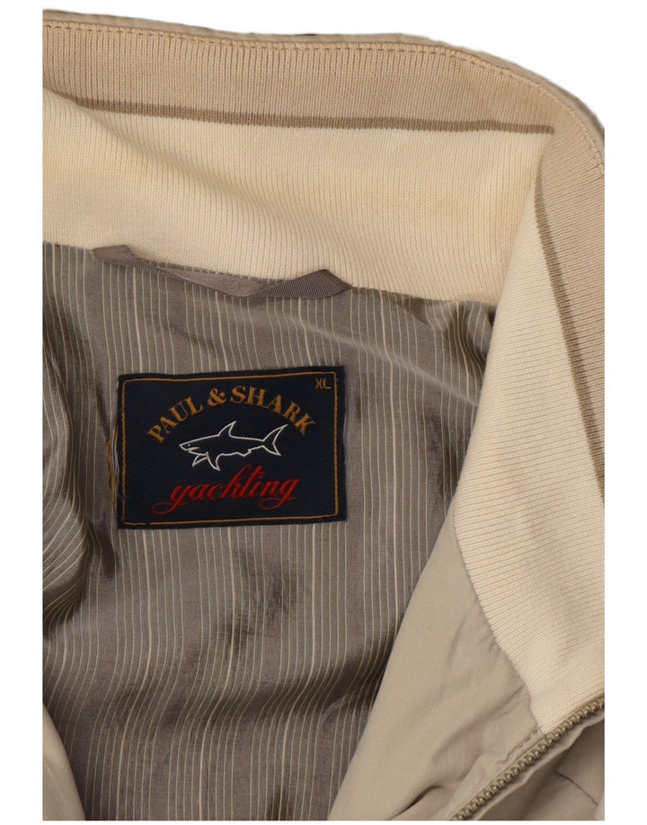 Jachetă bomber pentru bărbați Paul & Shark UK 42 XL poliester gri
