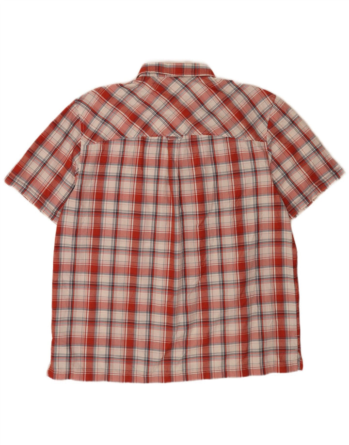 Camicia a maniche corte da uomo Rohan XL a quadri rossi in poliammide