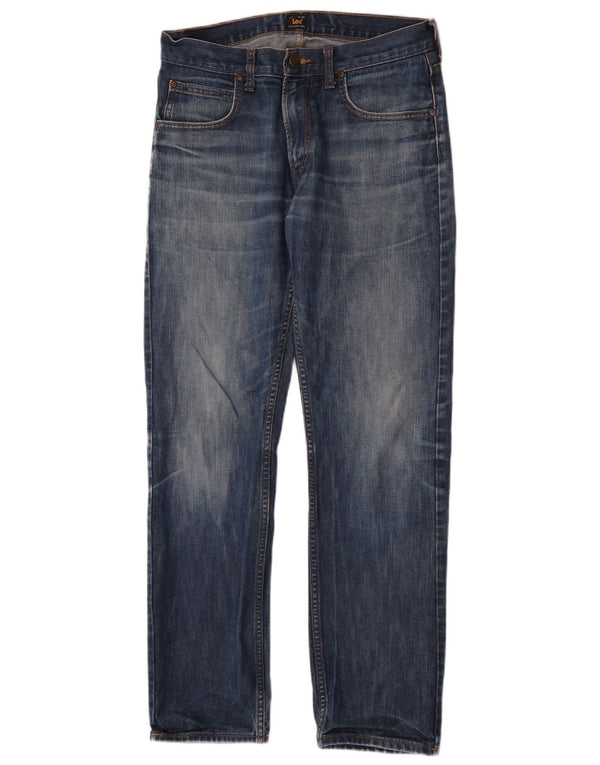 Lee Mens Blake Straight Jeans W31 L32 Plavi pamuk