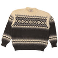 Silvy Mens Crew Neck Jumper Sweater IT 48 Medium Multicoloured Fair Isle
