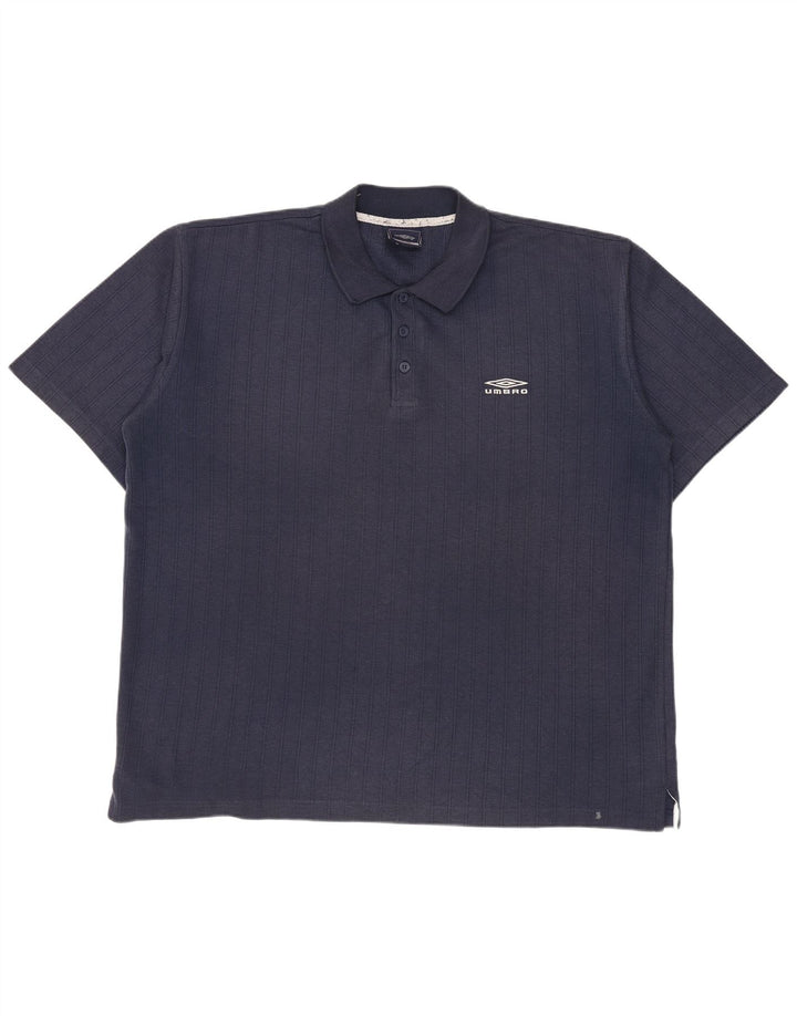 UMBRO Mens Polo Shirt XL Navy Blue