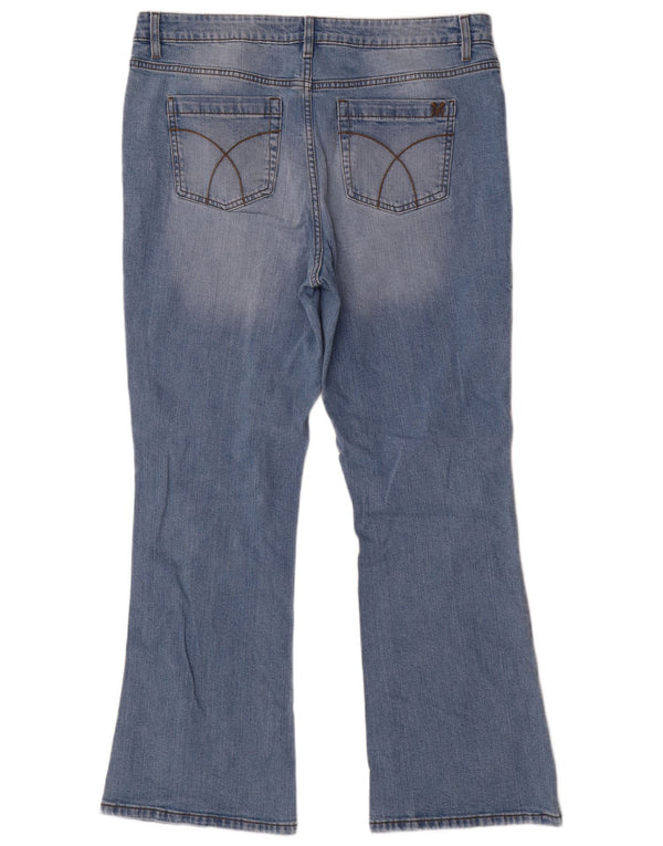 Crew Clothing Womens Bootcut Jeans UK 16 Large W36 L31 Blue Cotton