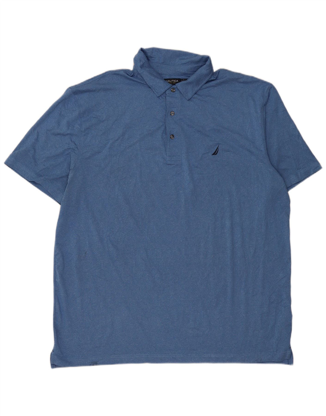 Мужская рубашка-поло Nautica 2XL, синяя, полиэстер