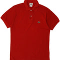LACOSTE Mens Polo Shirt Size 3 Small Red Cotton Vintage Lacoste and Second-Hand Lacoste from Messina Hembry 