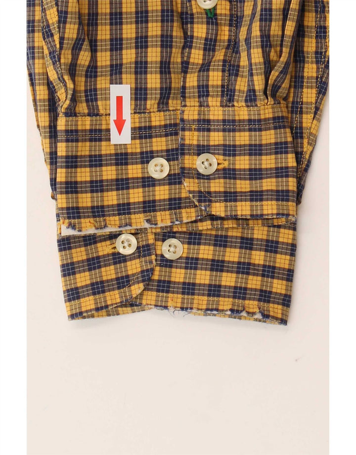 Tommy Hilfiger Chemise Homme XL Jaune Vichy Coton