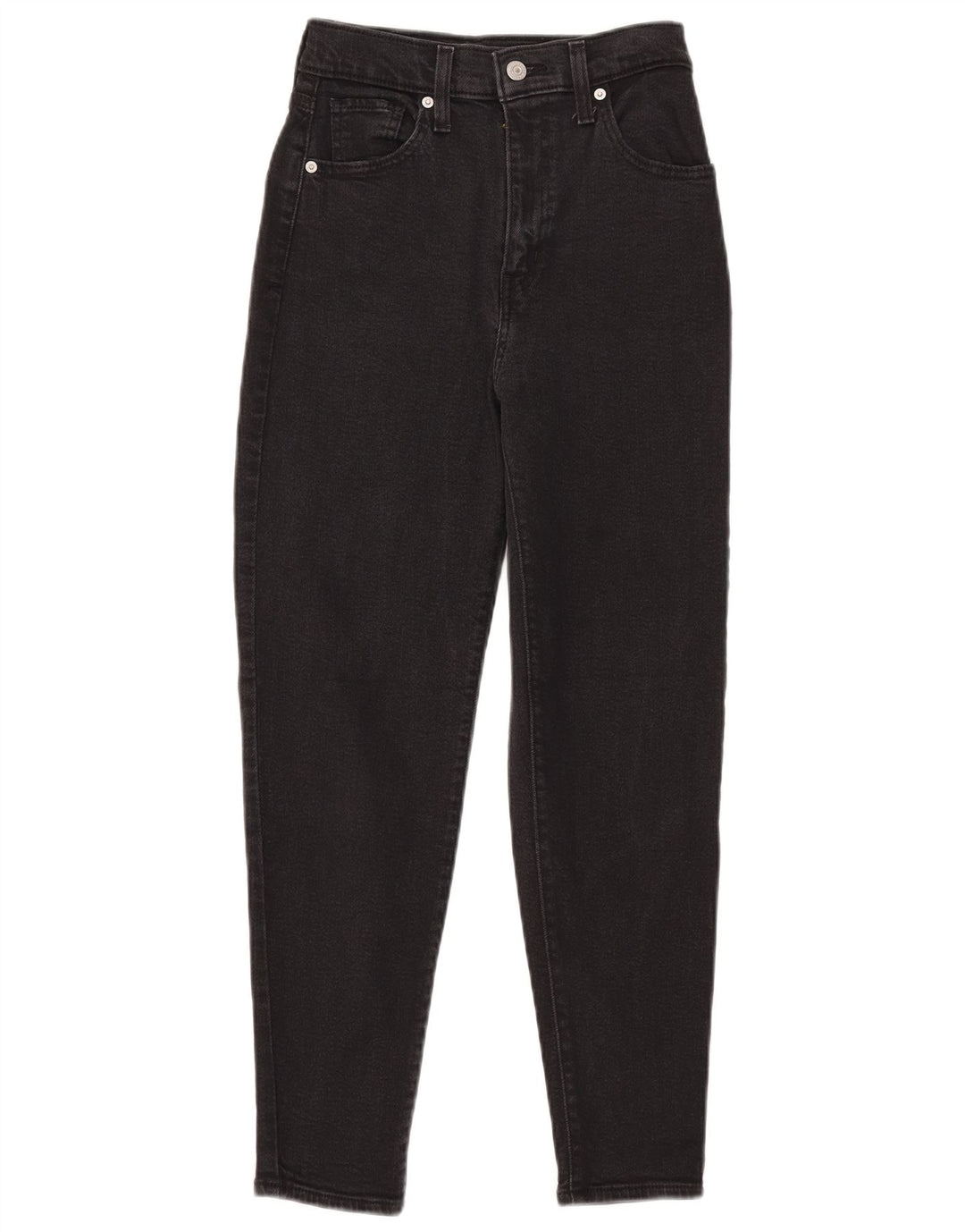 Levi's Womens Tapered Jeans W24 L27 Black Cotton