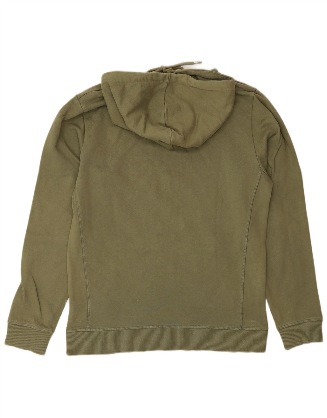 Les Deux Mens Hoodie Jumper Small Khaki Cotton