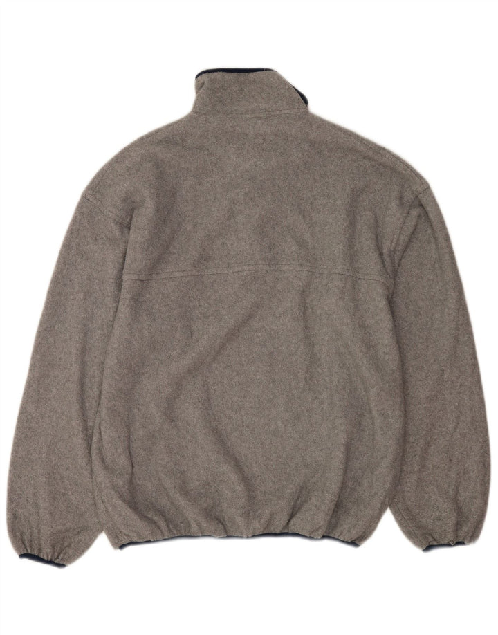 Męski sweter polarowy Reebok XL, szary, poliestrowy