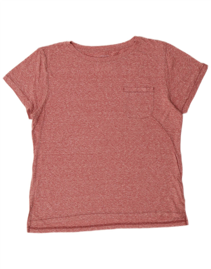 J. CREW Γυναικείο T-Shirt Top UK 16 Large Red Polyester