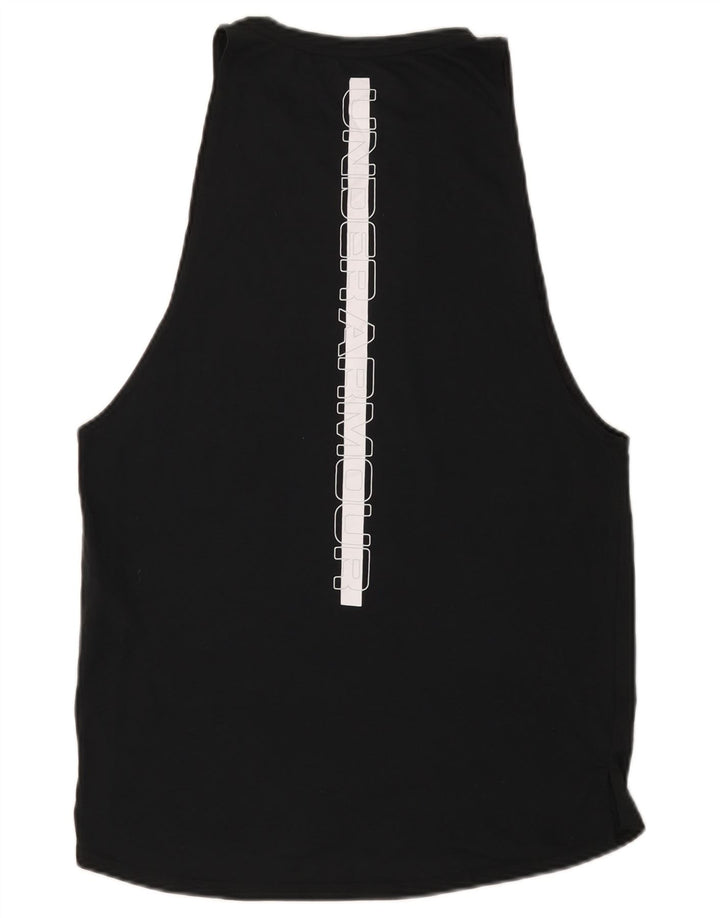 Under Armour Herre Monteret Grafisk Vest Top Medium Sort Polyester