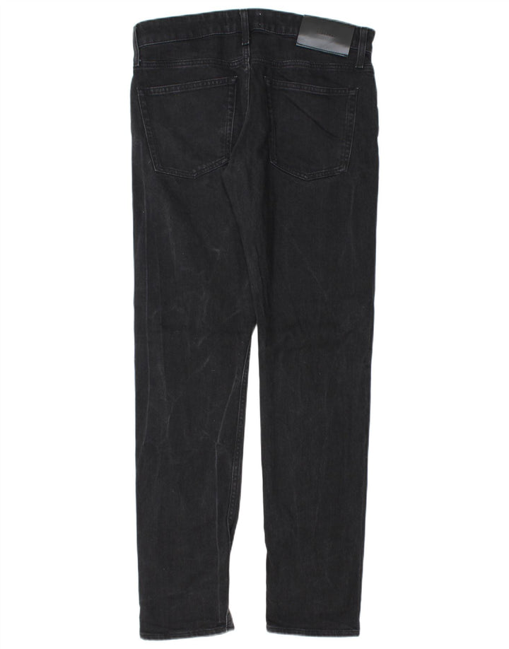 Calvin Klein Mens Slim Jeans W30 L32 Black Cotton