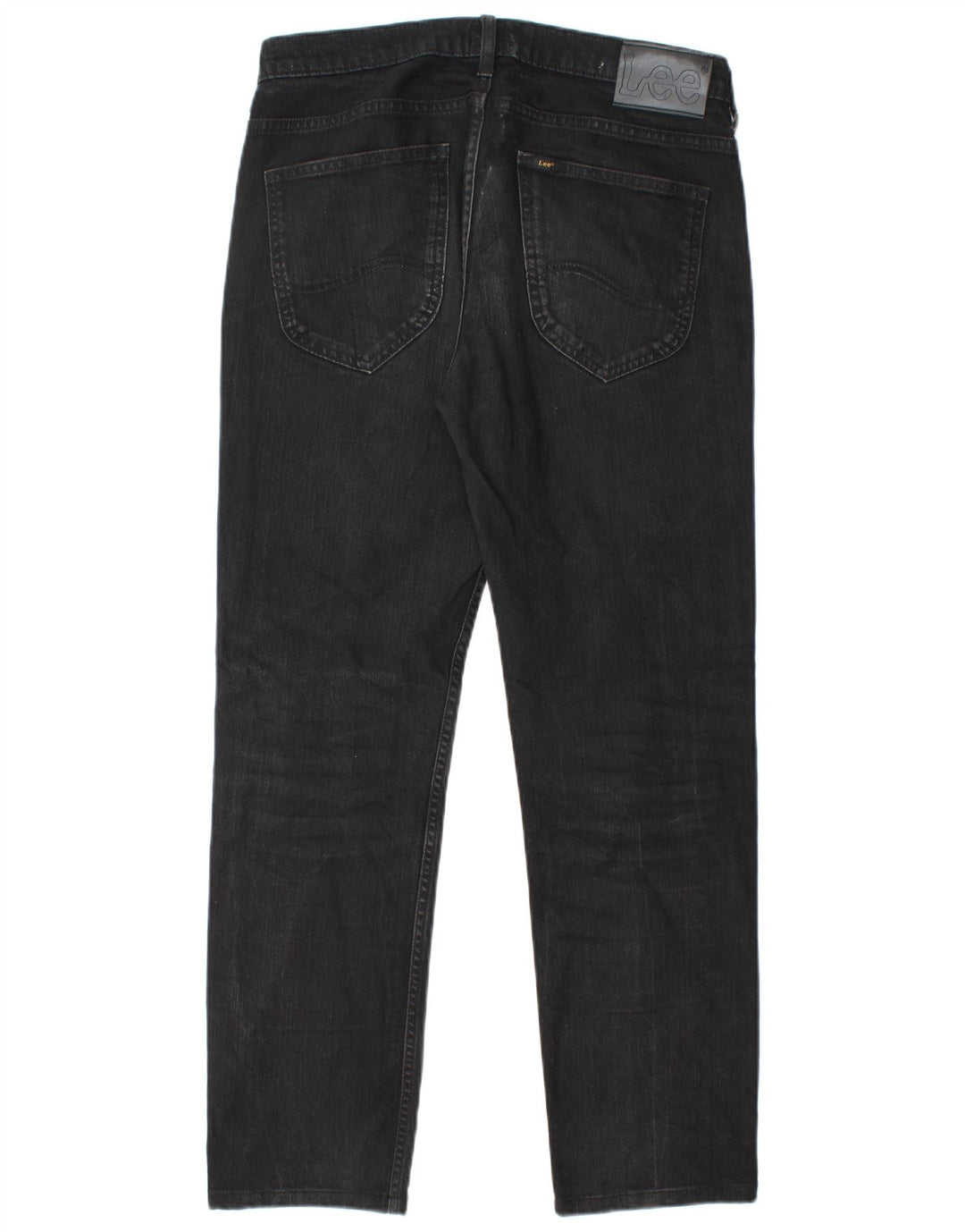LEE Mens Powell Slim Jeans W32 L30 Black Cotton
